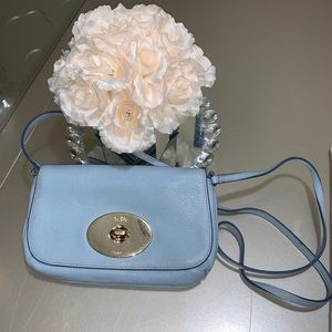 Coach crossbody bag in light blue